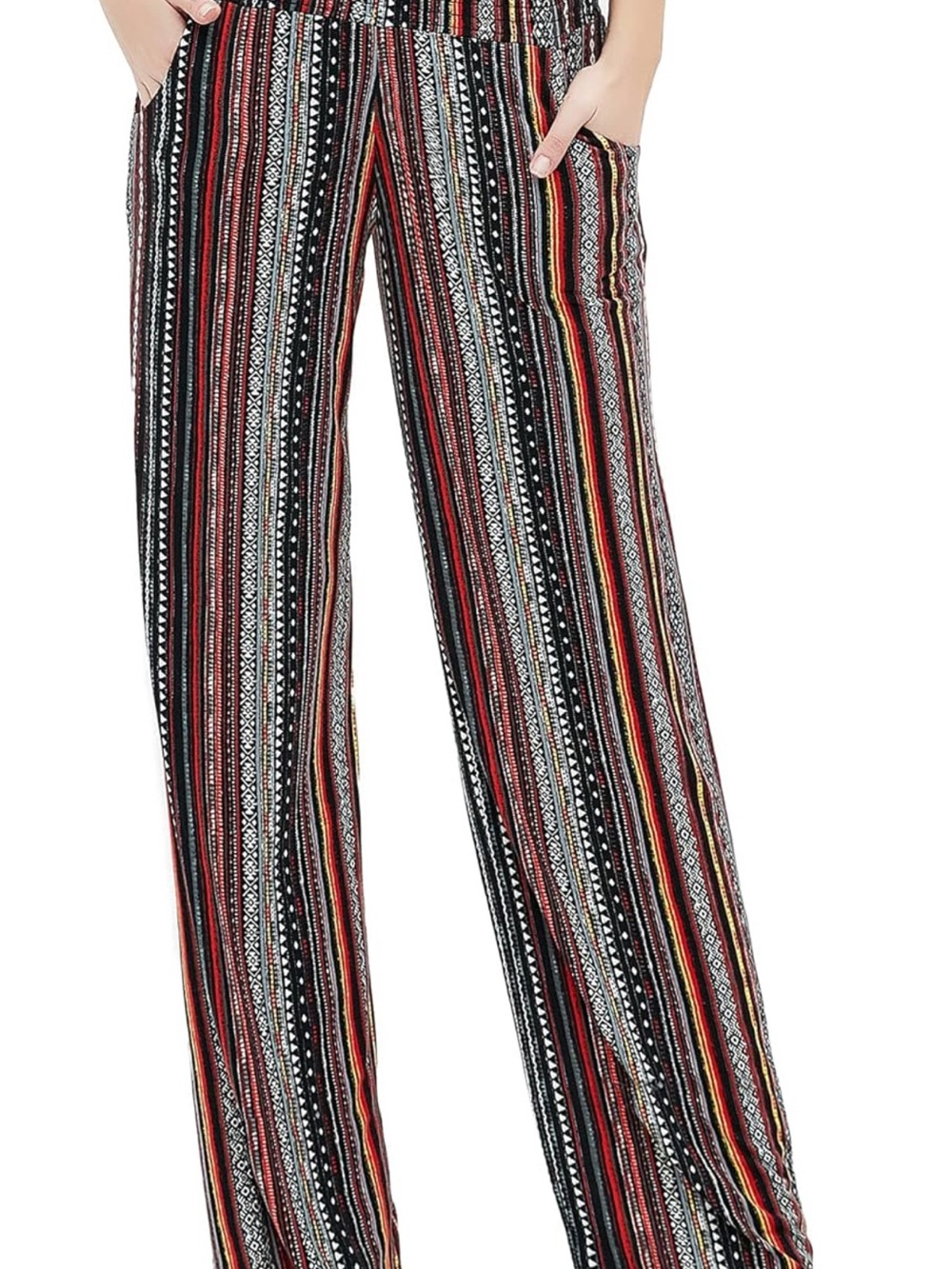Urban CoCo Women's Elastic High Waist Drawstring Casual Pants Pockets XL New